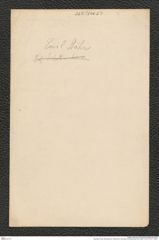 Nachlass Franz Steindachner, historischer Umschlag, Korrespondenz Emil Stöhr, Inv.Nr. 518.07, Seite 1